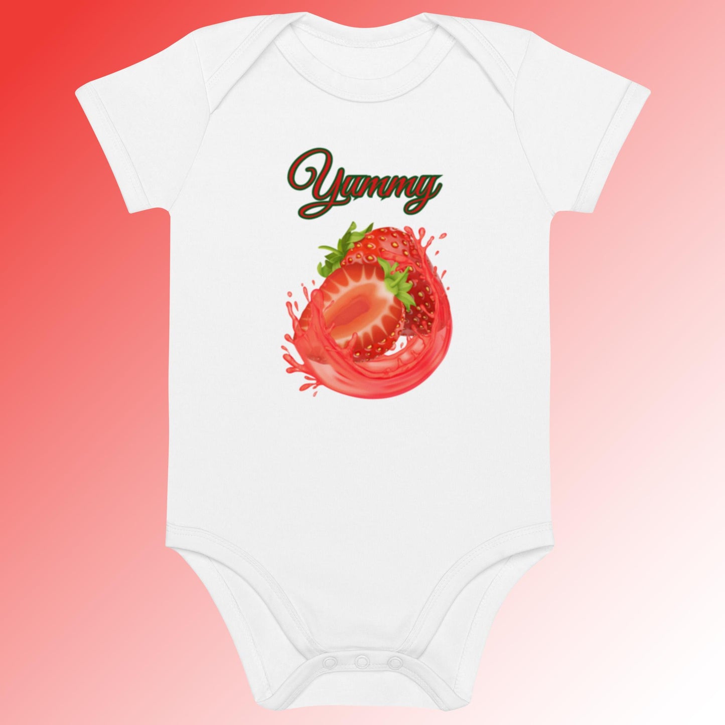 I Love My Fruits Strawberry Onesie