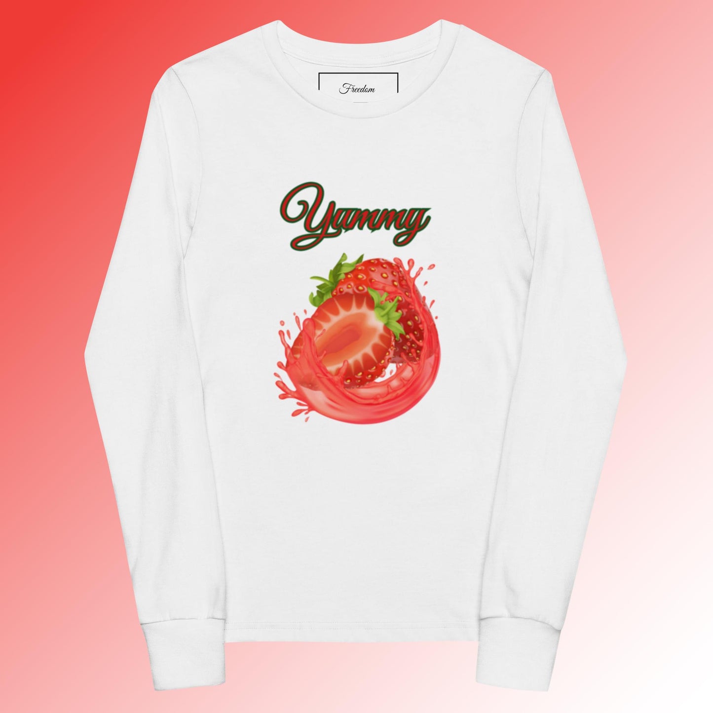 I Love My Fruits Strawberry Long Sleeve Shirt